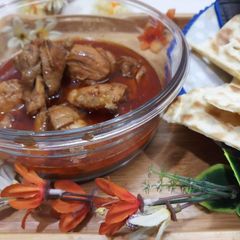 A picture of Chicken Qorma.