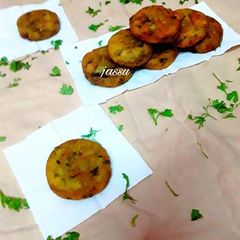 A picture of Rawa potato patti.