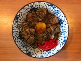 ข้าวหน้าเนื้อไข่ดองโชยุ