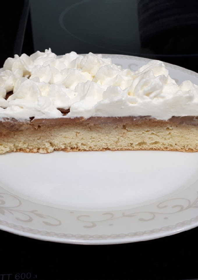 Una foto de Tarta invertida con banana