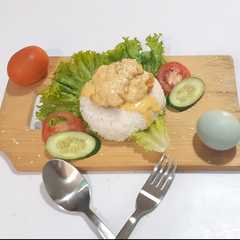 Ayam Saus Telur Asin রেসিপির প্রধান ছবি