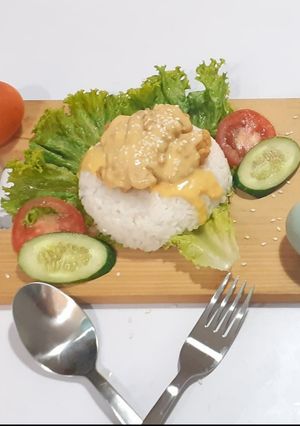 Foto resep Ayam Saus Telur Asin