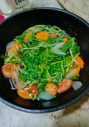 Foto resep 022. Sayur Bening Selada Air (Diet Menu)