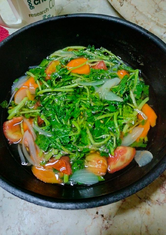 Foto resep 022. Sayur Bening Selada Air (Diet Menu)