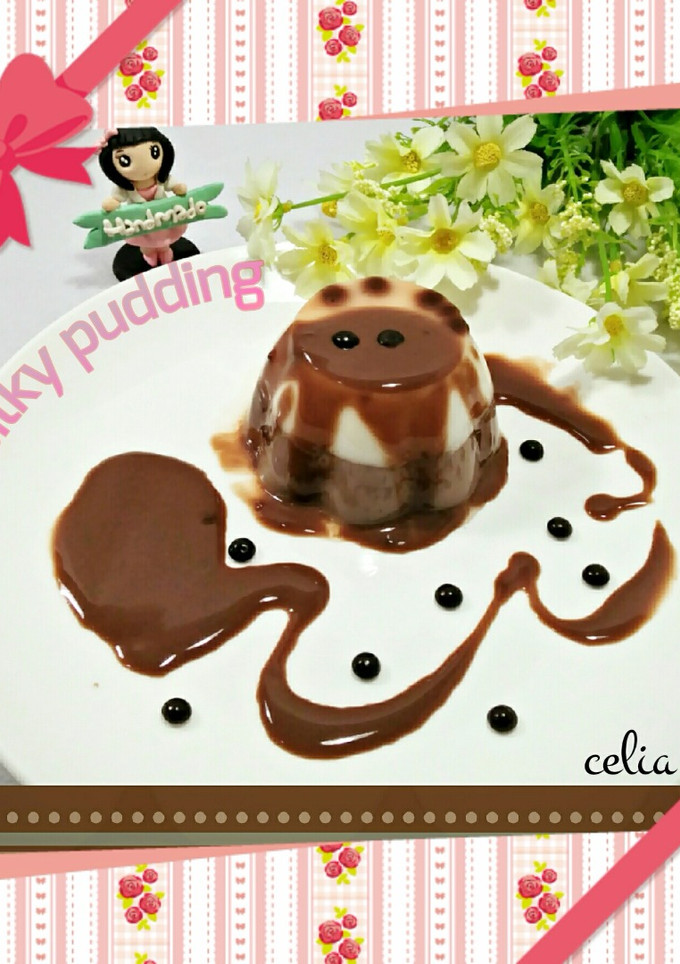 Foto resep Dancing silky pudding