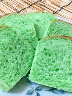 Foto resep Roti Tawar Pandan Eggless | Lembut dan Berserat Halus