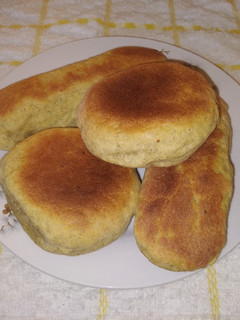 Una foto de Pan Amasado sin HornoPan Sin Gluten en Sartén