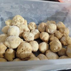 A picture of Frozen Mong dal vada for ramazan.