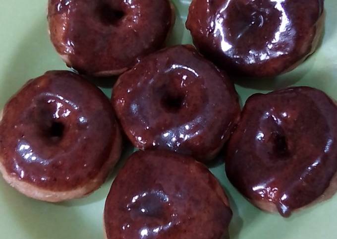 Donat Kopi (Topping glaze cofee)