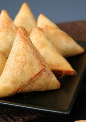 صورة لوصفة معلومه قبل قلى السمبوسه