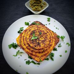 A picture of Rava Toast Sandwich.