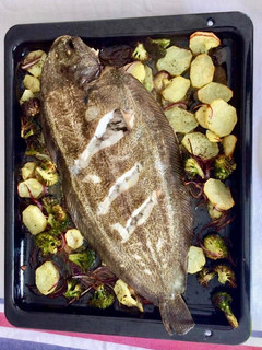 Una foto de Lenguado al horno