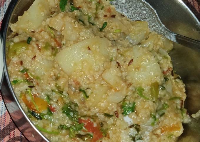 सामक के चावल की खिचड़ी(samak ke chawal ki khichdi recipe in hindi) रेसिपी  बनाने की विधि in Hindi by Neha Tyagi - Cookpad