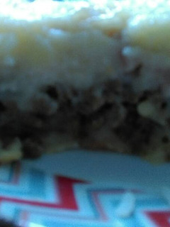Una foto de Pastel de carne con crema de leche y panceta