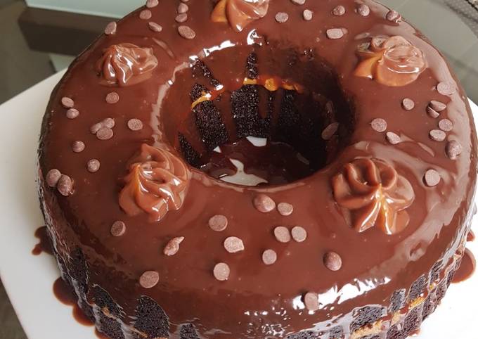 Torta Choco Manjar Receta De Gaby Durango Cookpad 3285