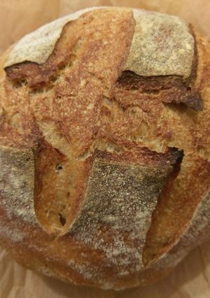 A picture of Basic sourdough bread.
