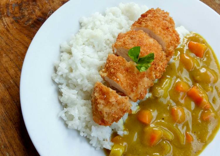 Resep Japanese curry + chicken katsu Anti Gagal