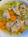 Pork Rib Soup with Daikon and Carrots