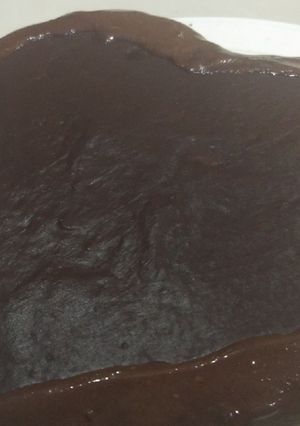 A picture of Chocolate ganache cake.