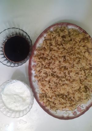 صورة لوصفة رز وماش😋