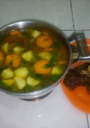 Foto resep Sop Iga Goreng