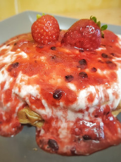 Una foto de Tortitas cheesecake