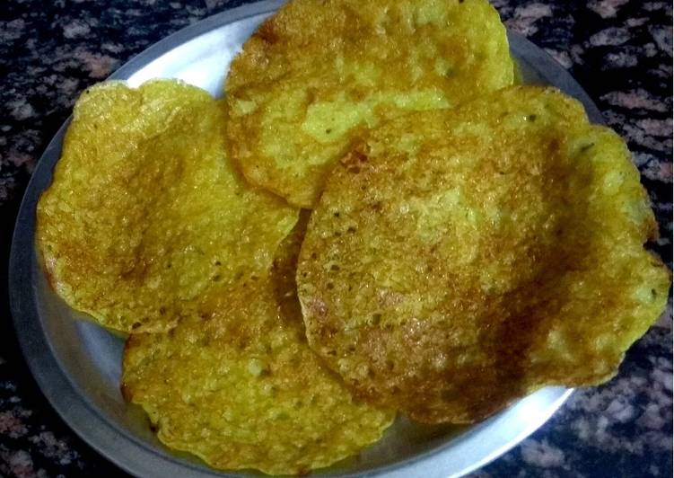 Simple Way to Make Perfect Lauki suji cheela