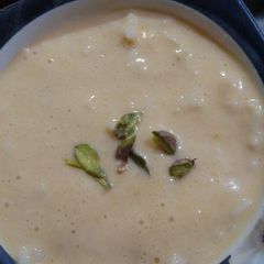 A picture of Mango rice pudding 😋.
