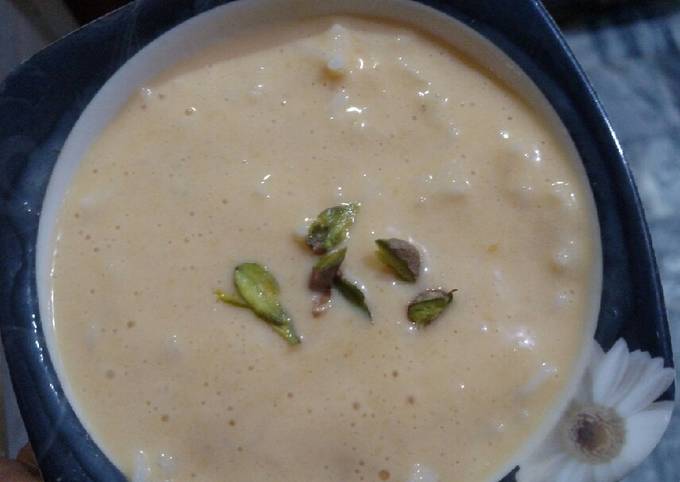 Recipe of Gordon Ramsay Mango rice pudding 😋