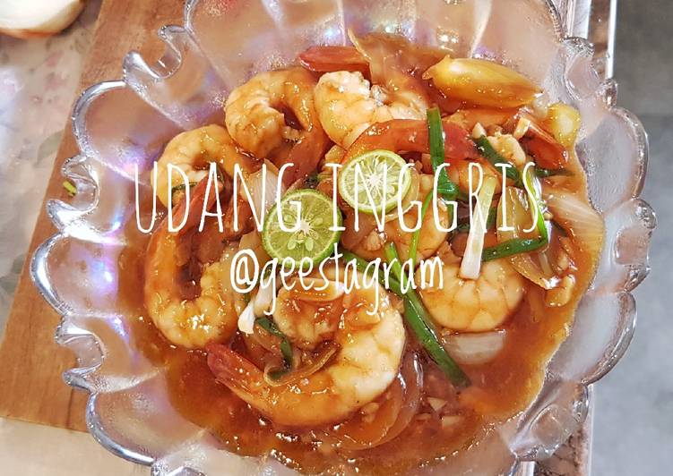 Langkah Menyiapkan #12 Udang Saos Inggris Anti Gagal