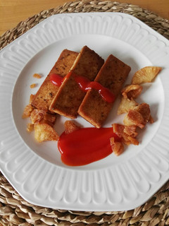 Una foto de Tofu marinado a la plancha