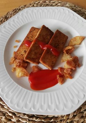 Una foto de Tofu marinado a la plancha