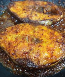 cá chiên muối sả