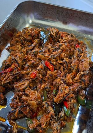 Foto resep Oseng Kerang Mercon