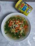 Selada hidro berkuah maggi