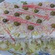 Pastel de pan frío