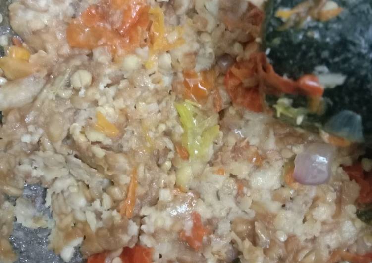 Tempe penyet sambal bawang by istri π