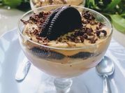 Una foto de mousse de cafe