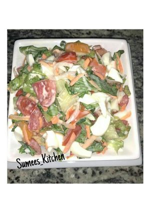 A picture of Groundnut Mixed Salad.