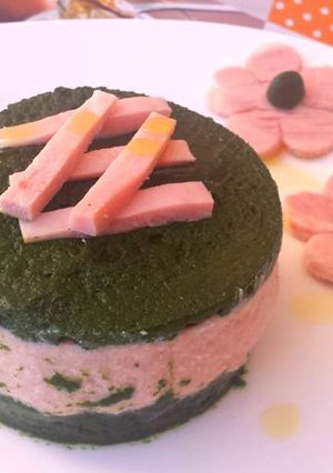 Foto di Tortino freddo di spinaci e prosciutto cotto