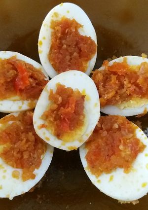 Foto resep Telur sambal terasi