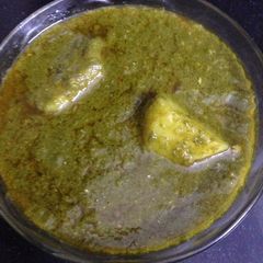 A picture of Makhni palak alooo.