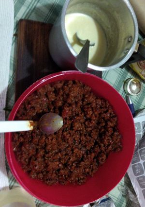 Una foto de Fajitas con carne picada