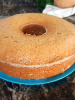 Una foto de Budín de banana y dulce de leche