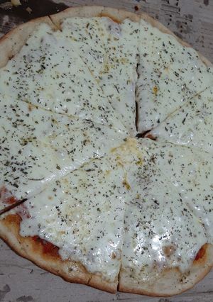 Una foto de Pizza crocante