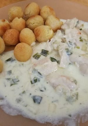 Una foto de Pollo al verdeo, rápido y fácil