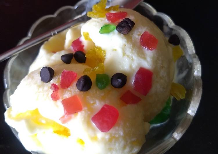 Simple Way to Prepare Quick Ice cream (malai)