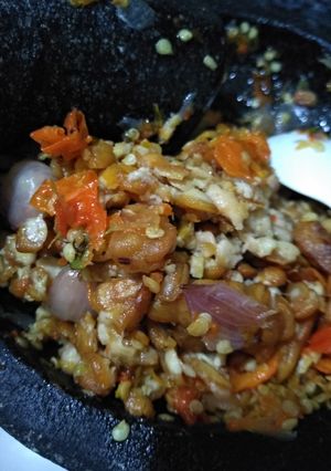 Foto resep Sambel tempe extra pedas