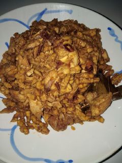 Foto resep Oseng tempe ayam suwir