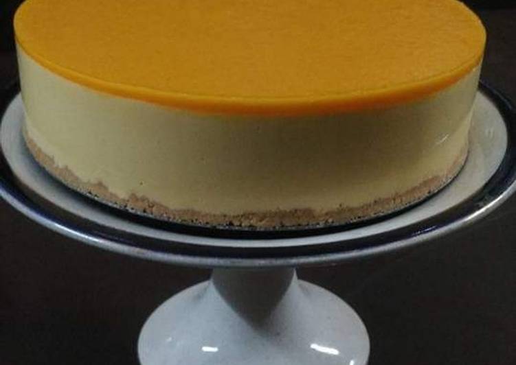 Simple Way to Prepare Super Quick Homemade No Bake Mango Cheesecake